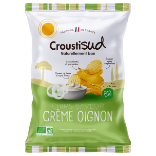 Chips de pomme de terre crème oignon 100g
