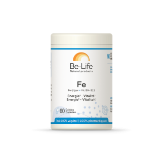 Fe – Vitamines B9 et B12 60 Gélules