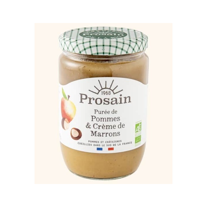 Purée de Pommes et Crème de Marrons 620g