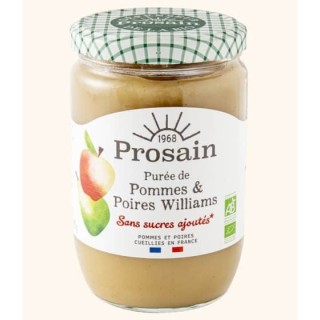 Purée de Pommes et Poires Williams 620g