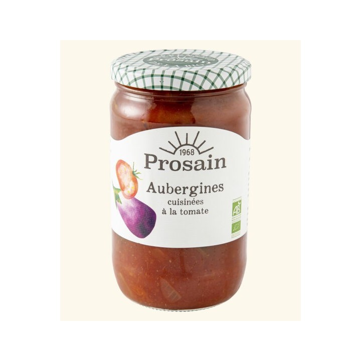 Aubergines cuisinées à la tomate 650g