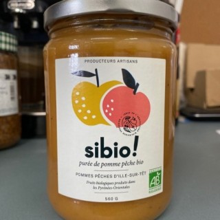Purée Pomme Pêche 560g