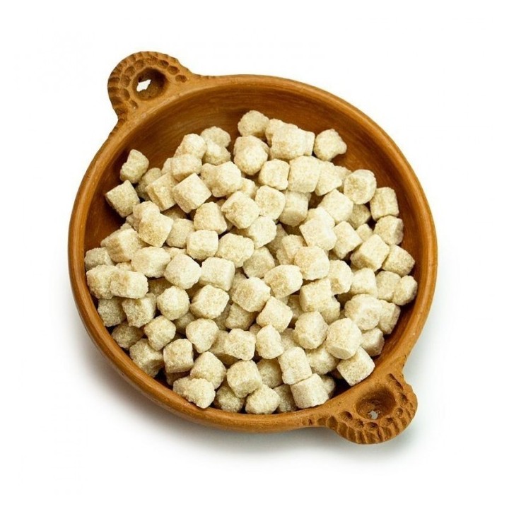 Sucre de canne blond en morceaux