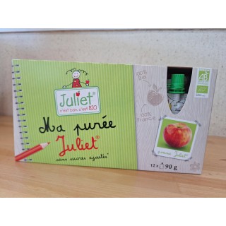 Purée de pomme Juliet gourde 90g*12
