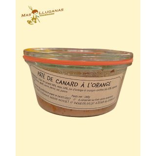 Pâtée de canard à l'orange 180g