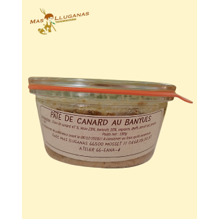 Pâté de canard au Banyuls 180g