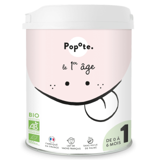 Lait infantile 1er âge Popote 800g