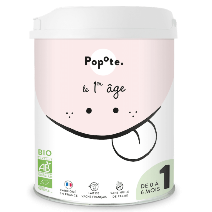 Lait infantile 1er âge Popote 800g