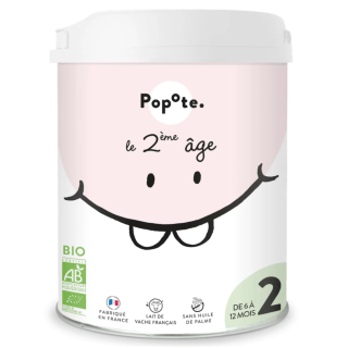 Lait infantile 2ème âge Popote 800g