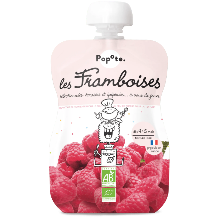 Les framboises Popote 120g