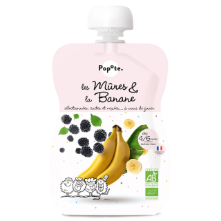 Les mûres et la banane Popote 120g