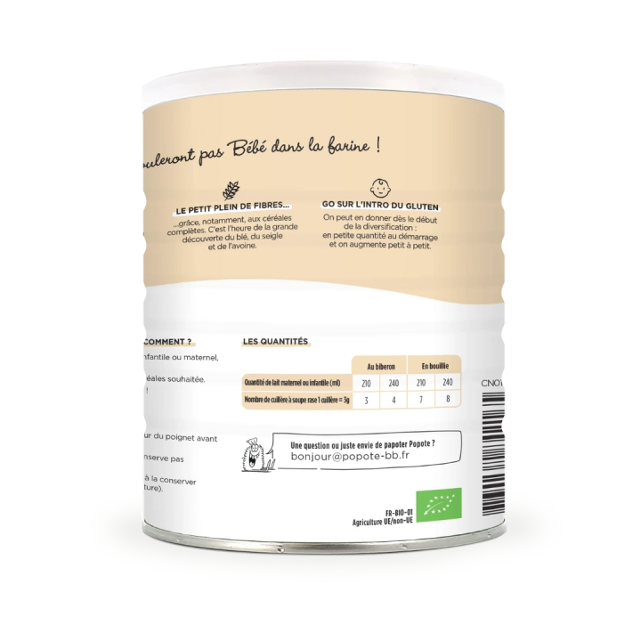 Le Blé, l'Avoine et le Seigle Popote 220g