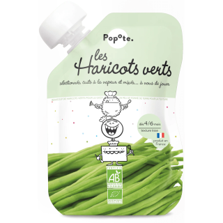 Les haricots verts Popote 120g