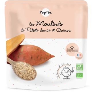 Les moulinés de patate douce et quinoa Popote 180g