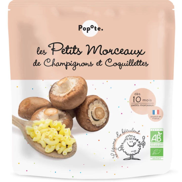 Les petits morceaux de champignons et coquillettes Popote 190g