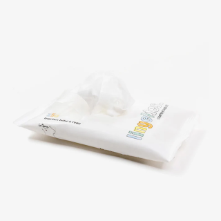 Lingettes nettoyantes bébé (sachet de 50)
