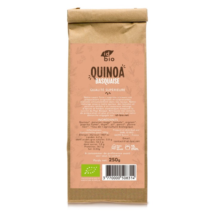 Mélange Quinoa Basquaise 250g