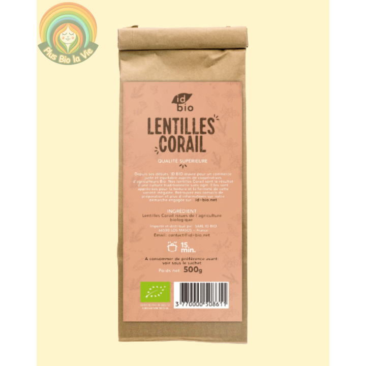 Lentilles Corail- 500g - 1Kg- 5 Kg-