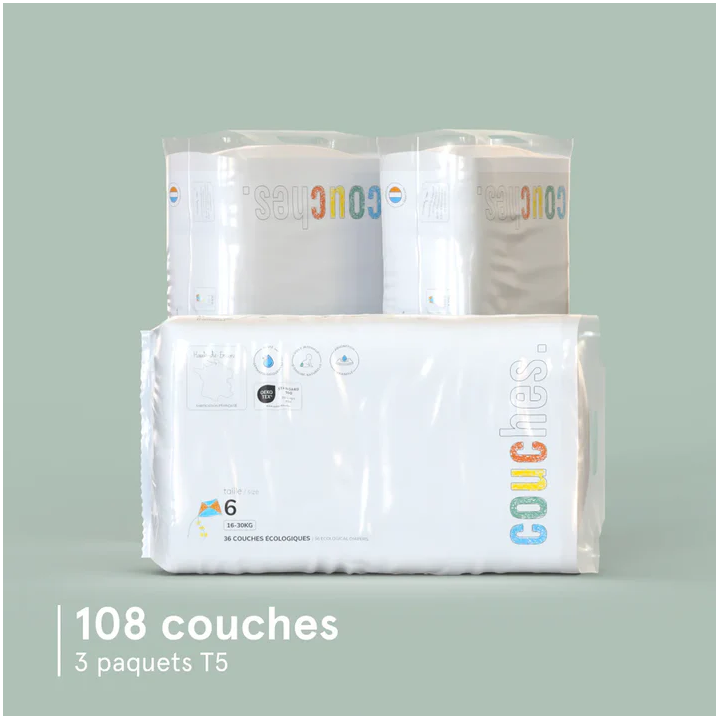 Couches écologiques taille 6