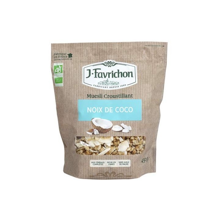 Muesli croustillant noix de coco 450g
