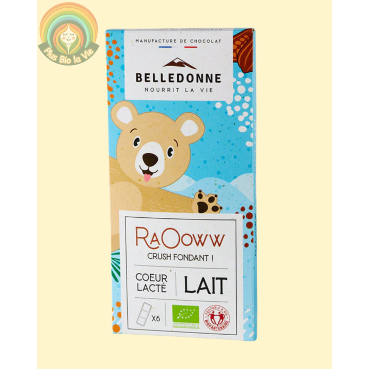 Chocolat au lait cœur lacté 80g