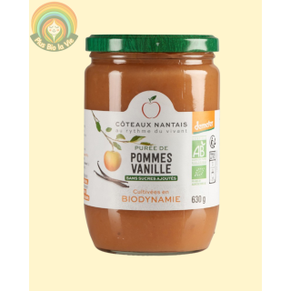 Purée de pomme vanille sans sucres ajoutés 630g
