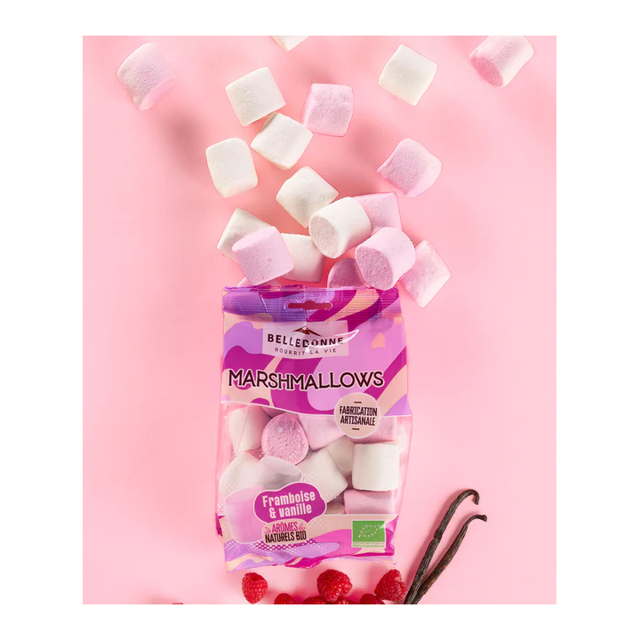 Marshmallows framboise et vanille 150g
