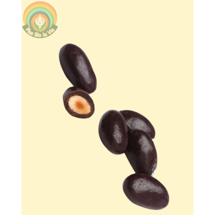 Grains de saveur amande chocolat noir 74%- 200g- 500g-