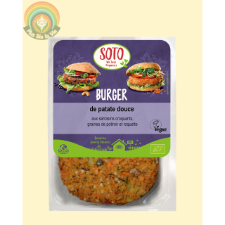 Burgers de patate douce *2 - 160g-