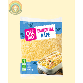 Emmental râpé au lait pasteurisé 27% MG -500g-