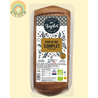 Pain de mie complet tranché 350g