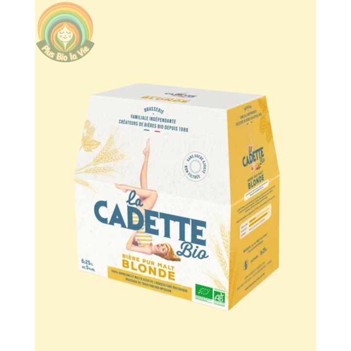 Bière Blonde La Cadette 6*25 cl