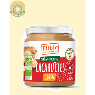 Purée de cacahuète 250g- Elibio
