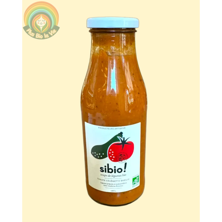 Soupe de Courgette Tomate et Basilic 48 cl