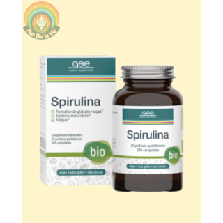 Spiruline GSE- 240 capsules