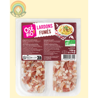 Lardons fumés 2*75g- OséBio