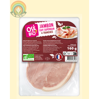 Jambon cuit supérieur *4 tranches -160g-