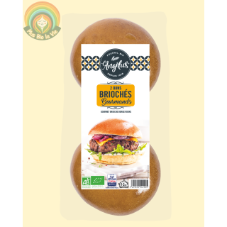 Pains à burger briochés lot de 5 paquets de 2 pains (5*150g)