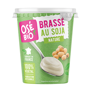 Brassé au soja nature lot de 4* 400g OséBio
