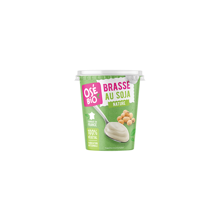 Brassé au soja nature lot de 4* 400g OséBio