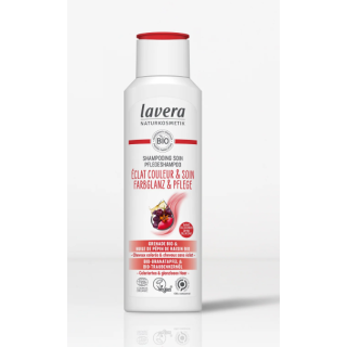 Shampoing éclat couleur et soin Lavera 250g
