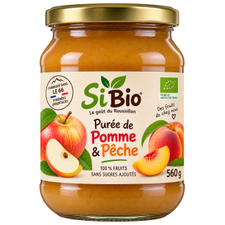 Purée Pomme Pêche 560g