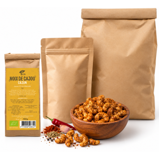 Noix de cajou Cajun- 150g- 500g- 5Kg- IDBIO