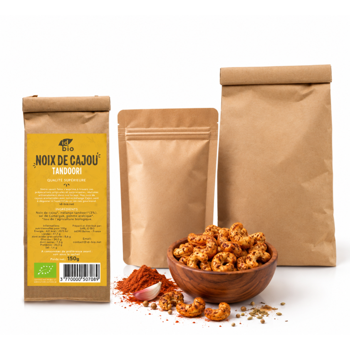 Noix de Cajou Tandoori -150g- 500g- 5Kg- IDBIO