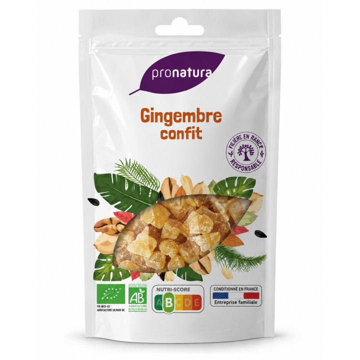 Gingembre confit 250g