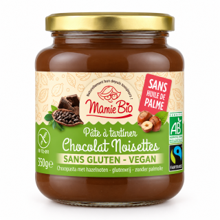 Pâte à tartiner Vegan et sans Gluten 350g