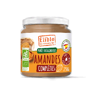Purée d'amande complète 250g Elibio