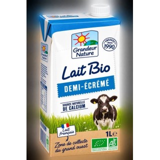 Lait ½ écrémé 1L