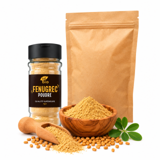 Fenugrec poudre IDBIO - pot en verre ou 500g-