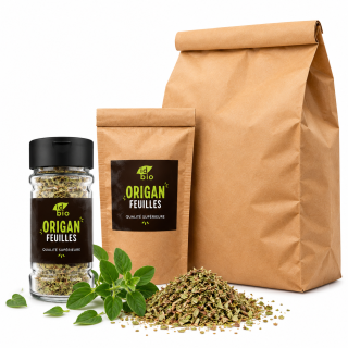 Origan flocon IDBIO -pot de 12g - 40g- 500g-